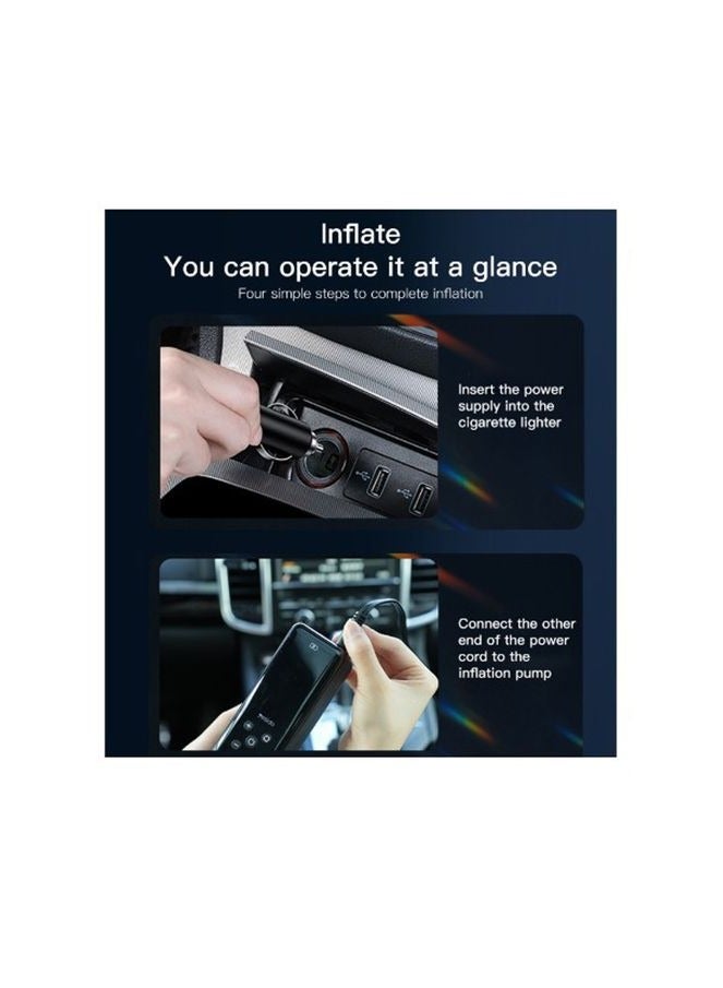 Yesido VC05 Car Mini Inflator Pump, Portable Wired Portable Air Pump Blower Compressor  - Image 2