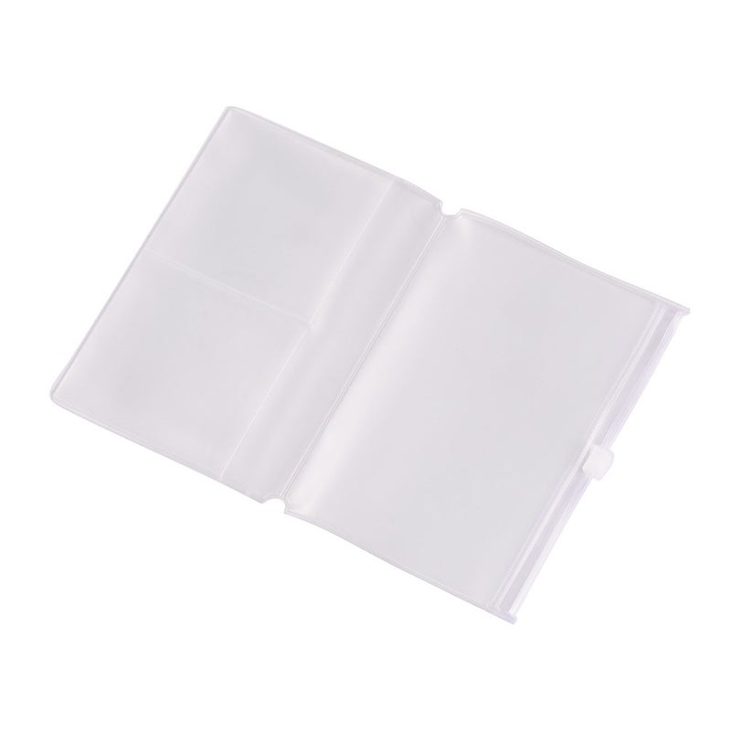 newestor Zipper Case & Kraft Folder Refill Inserts for Passport Size Travelers Notebook, 3.5"x4.9" - Image 3
