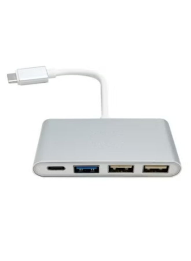 Xplore 4-in-1 USB-C Hub with Type  Multiport Charging And Connecting Adapter - Image 1