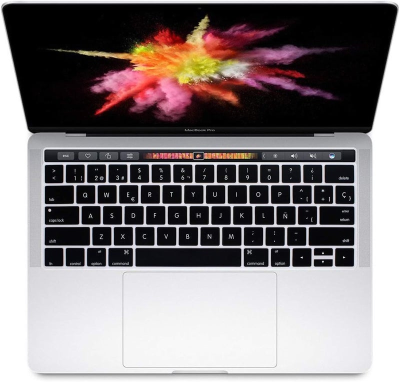 WYGCH Spanish Language Waterproof Ultrathin Keyboard Cover for MacBook Pro 13 15 inch 2019 2018 2017 and 2016 with Touch Bar and Touch ID Model: A2159 A1989 A1706/A1990 A1707, USA Version - Image 3