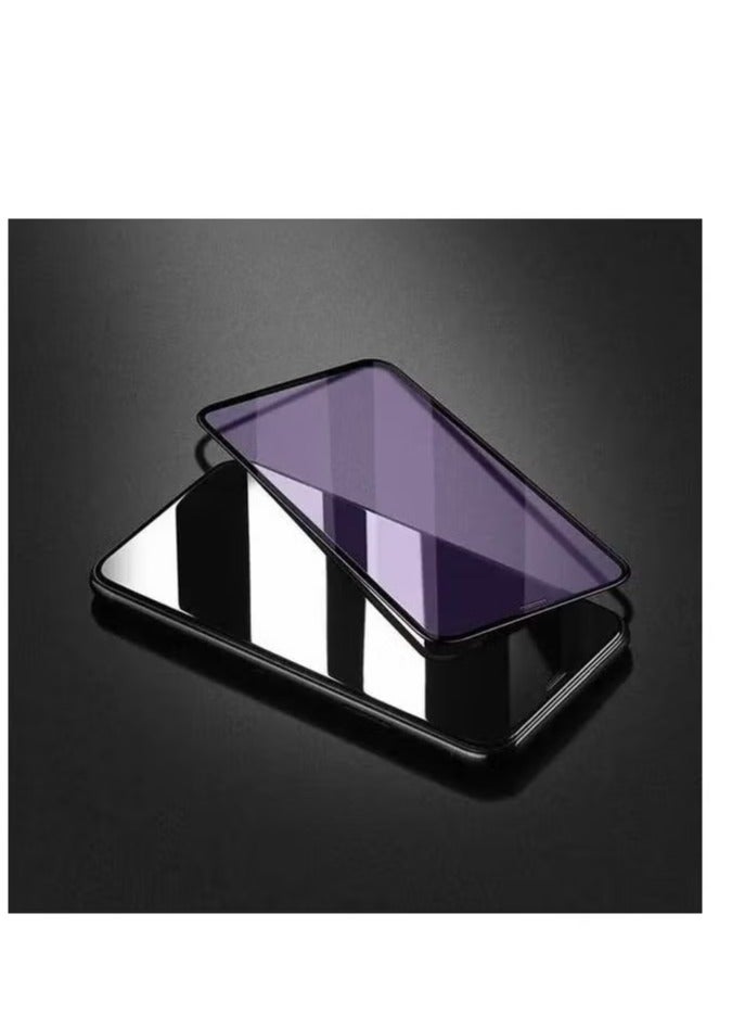 ديفيا حماية شاشة ايفون 6.1  من ديفيا زجاج كامل الشاشة مضاد للأشعة الزرقاء - أسود - Image 3