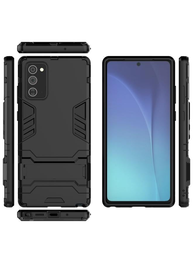 S-TOP Case For Samsung Galaxy Note20 Plus PC + TPU Shockproof Protective Case with Holder - Image 2