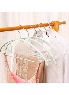 TYCOM Non Slip Hangers Suit Hangers 5 Pack Clothes Hangers with No Shoulder Bump Design for Coats Jackets Pants Dress Clothe White 5p  - Image 3