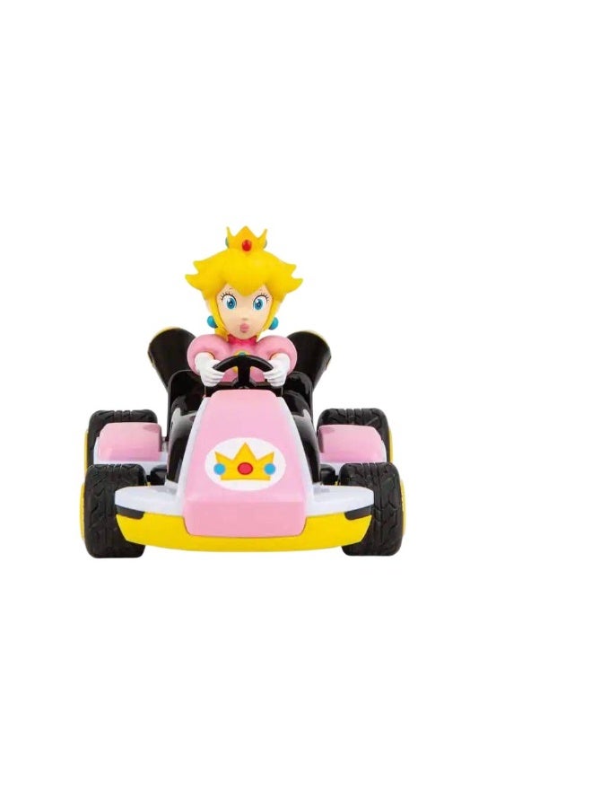 Carrera Nintendo Super Mario Princess Peach Kart Rc Car (1:32, Pink) - Image 2
