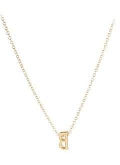 Gold Plating B Letter Pendant Necklace