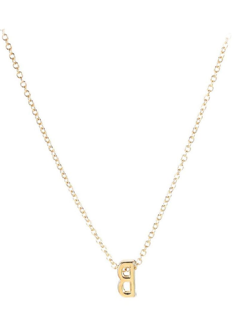 NIBEMINENT - Gold Plating B Letter Pendant Necklace - Image 1