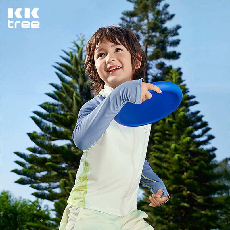 JD Jing Zao Kocotree Children's Sun Protection Clothing, Original Yarn Ice Silk Jacket, Boys And Girls UV-Resistant Ice Skin Coat - Image 1