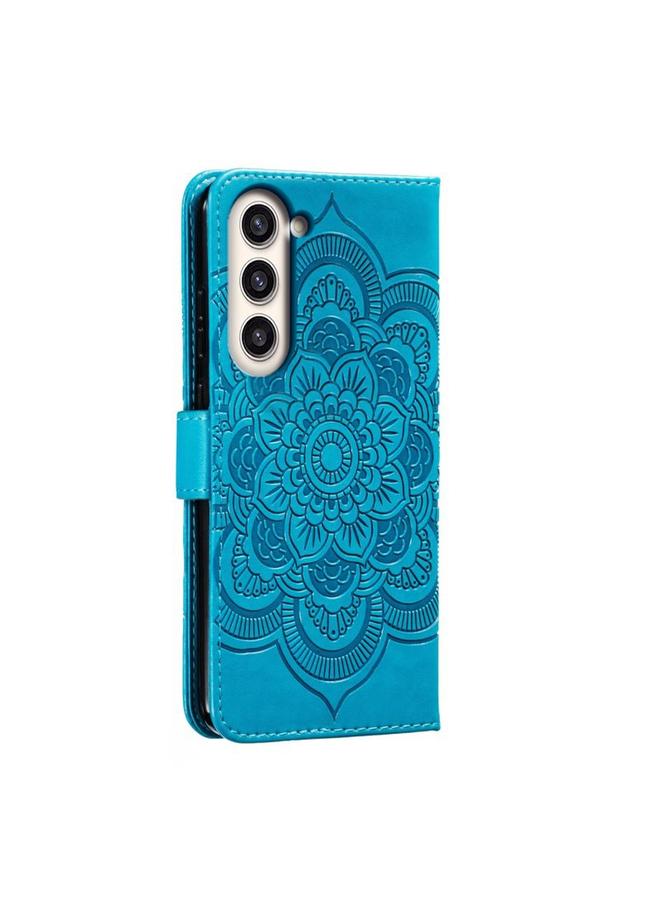 S-TOP Case For Samsung Galaxy S23+ 5G Sun Mandala Embossing Pattern Phone Leather Case - Image 3