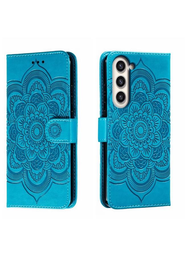 S-TOP Case For Samsung Galaxy S23+ 5G Sun Mandala Embossing Pattern Phone Leather Case - Image 1