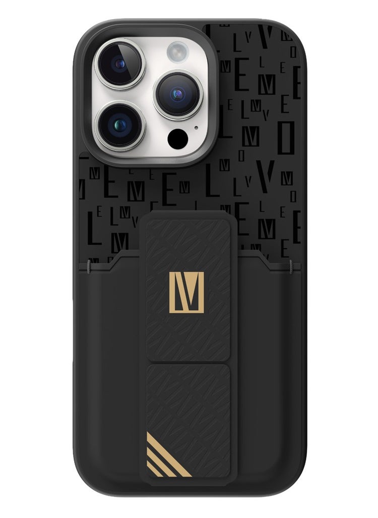 Levelo Morphix Coero Grip Stand Case for iPhone 16 Pro Max