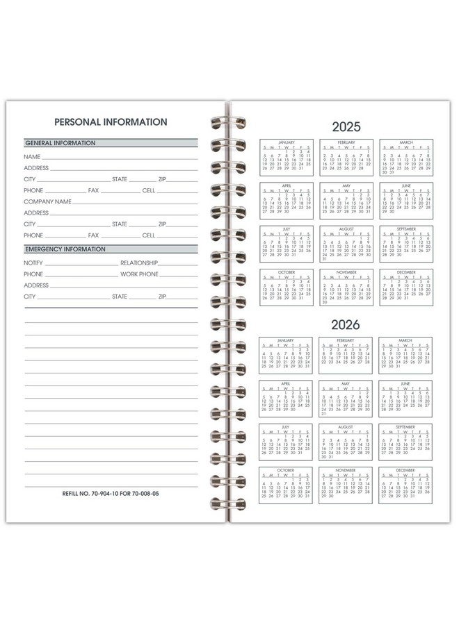 AT-A-GLANCE 2025 Appointment Book Planner, Weekly, 3-1/4" x 6-1/4", Pocket Size, Refill for 70-008 (709041025) - Image 5