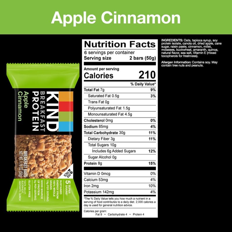 KIND Breakfast Protein Bars - Apple Cinnamon - Image 2