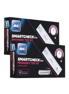 AME Pack Of 2 Smartcheck HCG Pregnancy Test Kit  - Image 1