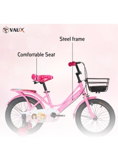 Vaux Vaux  - Eva 16" Girls Bike - Light Pink  - Image 3