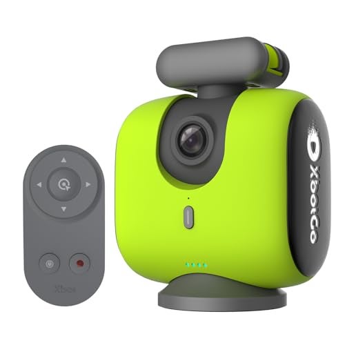 XbotGo Chameleon AI Auto Sports Action Camera - 4K 60FPS Soccer Camera and Basketball Tracking Camera for Team Sports, Live Streaming, No Subscription, Works with iOS & Android (Lemon Green) - Image 1