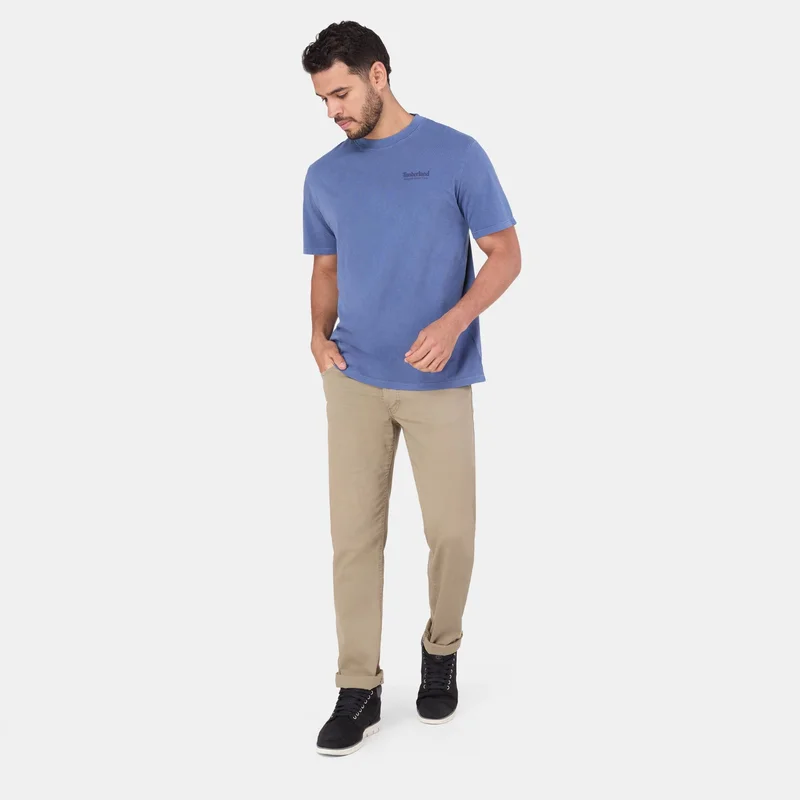 Timberland Blue Men's Logo T-Shirt for Men | Best Price UAE