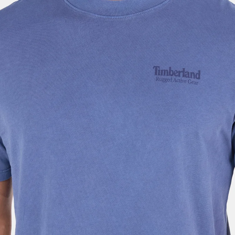 Timberland Blue Men's Logo T-Shirt for Men | Best Price UAE
