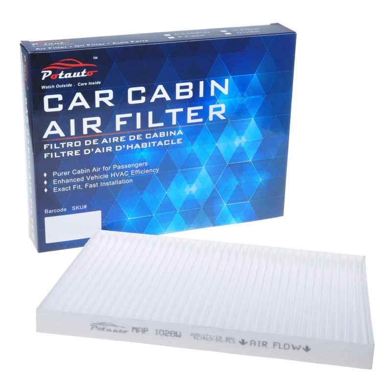 POTAUTO MAP 1028W CF11663 High Performance Car Cabin Air Filter Replacement for BUICK ENCLAVE CHEVROLET TRAVERSE GMC ACADIA LIMITED SATURN OUTLOOK