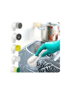 Generic Electric cleaning brush multifunctional handheld portable kitchen artifact wireless USB  - Image 5