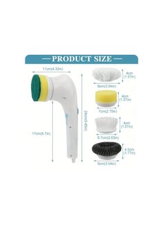 Generic Electric cleaning brush multifunctional handheld portable kitchen artifact wireless USB  - Image 2