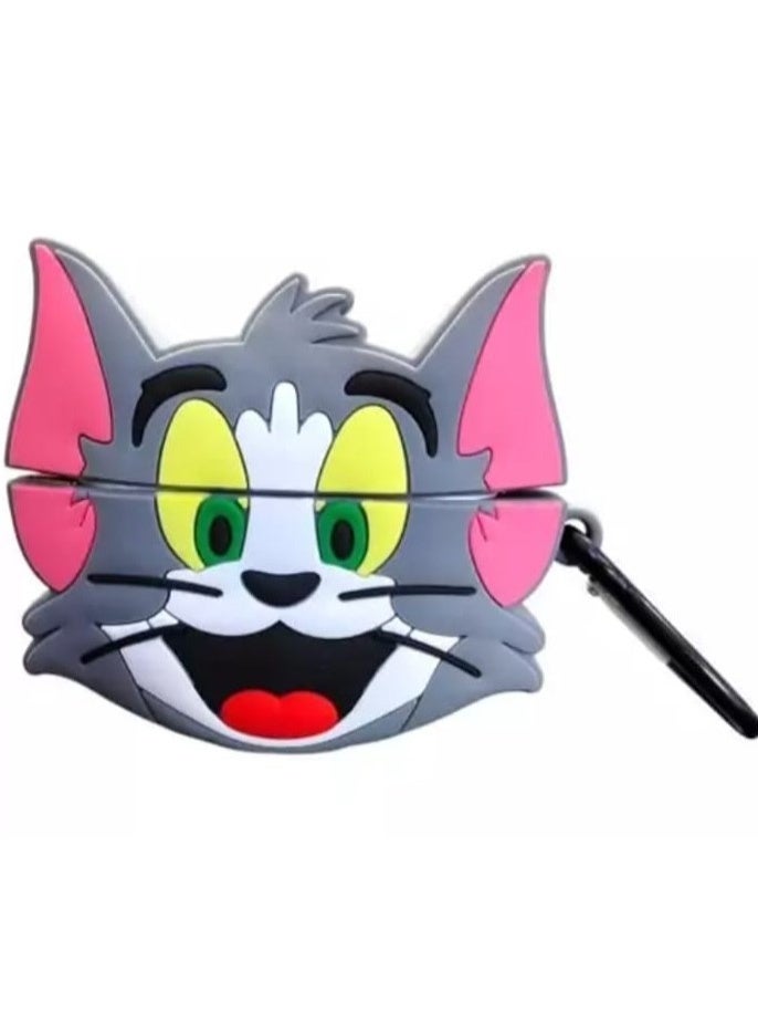 AirPods Pro 3 Silicone Protective Case with Carabiner - Image 1