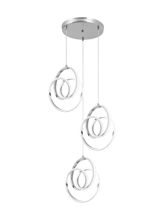 Best Power Modern LED Pendant Light 6547-3 with 3-Ceiling Lamps and 3 Lighting Levels, 140cm Adjustable Length, 80W – Sleek Pendant Light for Living Room, Dining Room, Bedroom, and More - Image 2