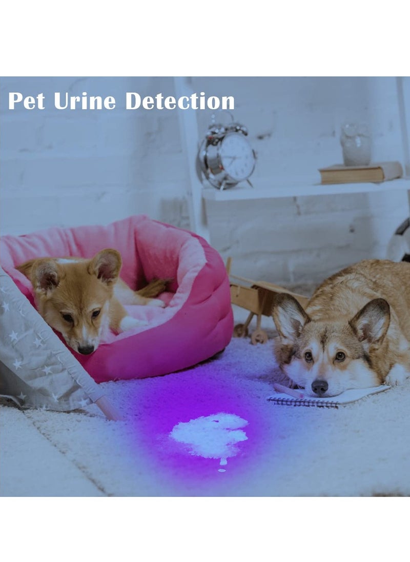 SYOSI - Blacklight UV Flashlight, 21 LED, 395nm, Portable Black Light for Pet Urine Detection, Scorpion, Resin Curing, Bed Bug Detection, Nail Art - Image 1