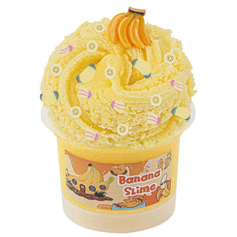 Okaybee Banana Yellow Cloud Slime Super Drizzly NonSticky Premade Slime Slimes Party Favors for Kids Slimes Sensory Toys for Birthday Easter Hallowmas Christmas Girls Gifts Boys Gifts - Image 2