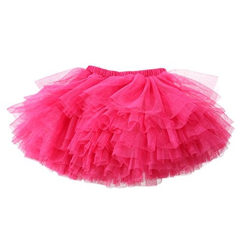 elamccor Baby Girls' Tutu Skirt Toddler 6 Layered Tulle Tutus 1-8T - Image 3