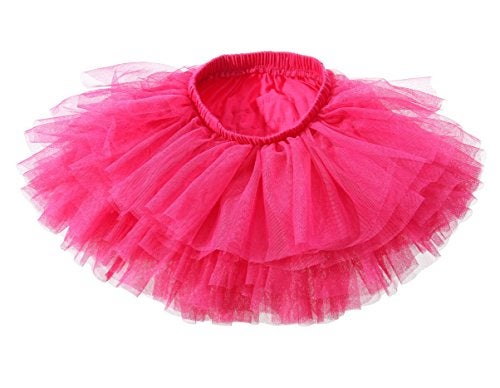 elamccor Baby Girls' Tutu Skirt Toddler 6 Layered Tulle Tutus 1-8T - Image 4