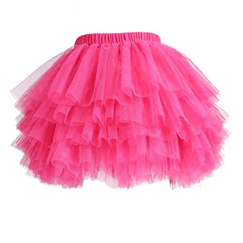 elamccor Baby Girls' Tutu Skirt Toddler 6 Layered Tulle Tutus 1-8T - Image 1