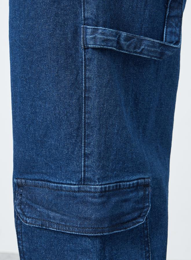 ستايلي جينز كارجو بقصة النجار - Image 4