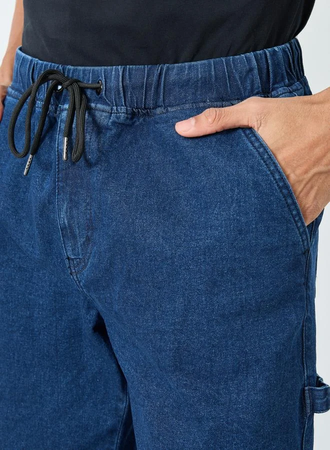 Styli  Styli Men Carpenter Fit Cargo Jeans for Men | Best Price UAE