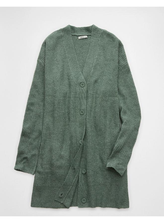 American Eagle AE Whoa So Soft Oversized Long Line Cardigan - Image 3