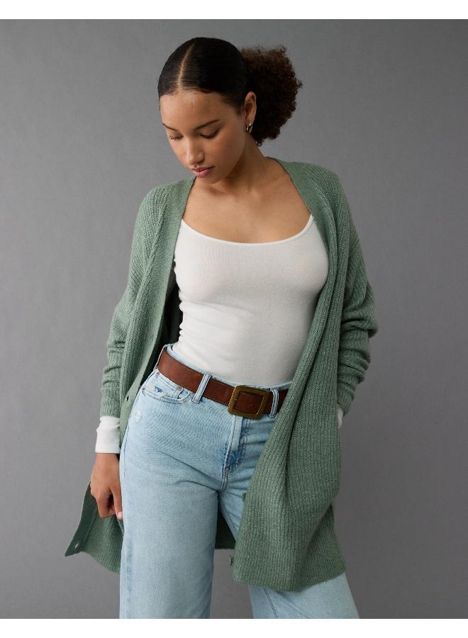 American Eagle AE Whoa So Soft Oversized Long Line Cardigan - Image 5