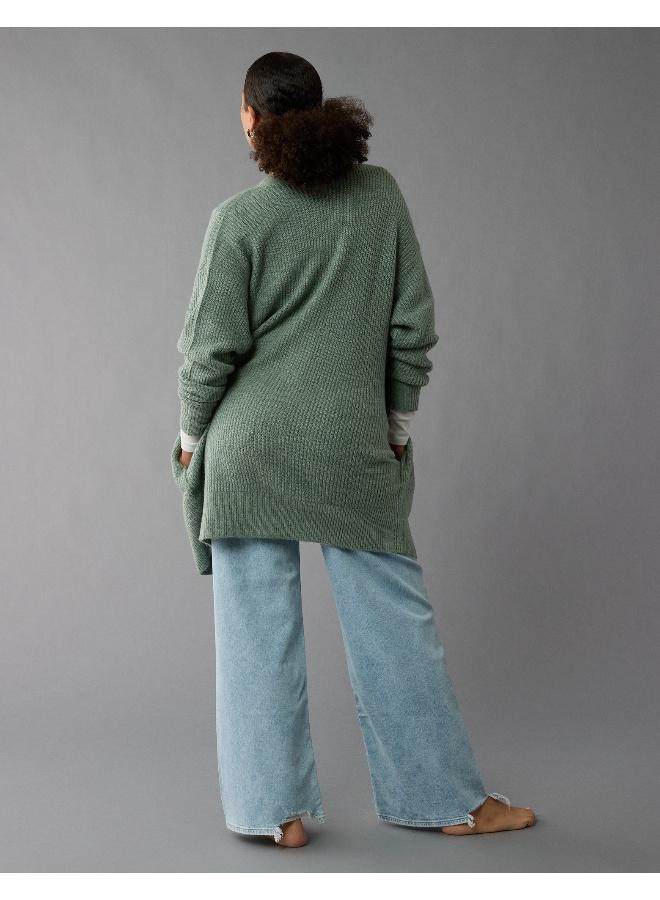 American Eagle AE Whoa So Soft Oversized Long Line Cardigan - Image 4