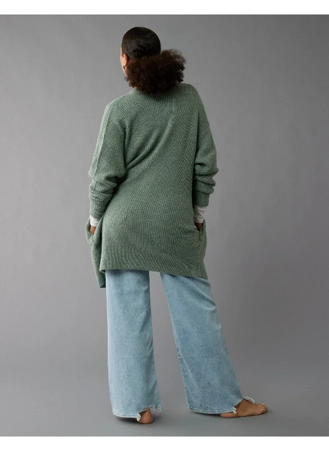 امريكان ايجل AE Whoa So Soft Oversized Long Line Cardigan