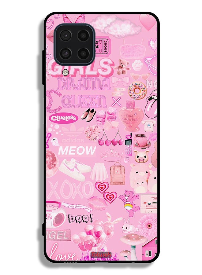 Tolwak Samsung Galaxy M32 4G Protective Case Cover Girls Drama Queen - Image 2