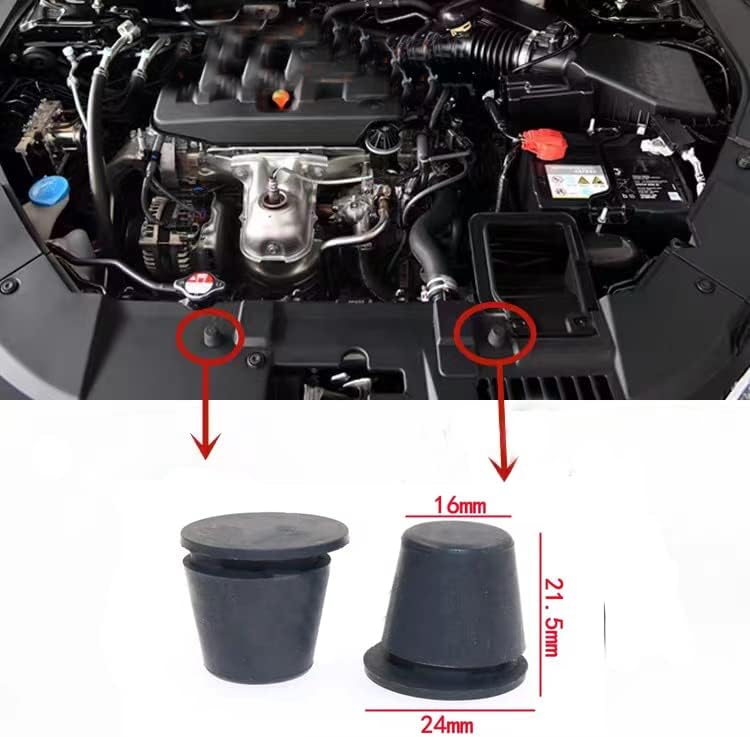 UTMEKUKI Hood Stops Bumpers Cushionr - Hood Stops Rubber for Honda CRIDER ACCORD CITY SPIRIOR Hood Stops Cushion General Standard Stops Bumper Fit Cushion Stoppers Damping Rubber Pad-2PCS - Image 2