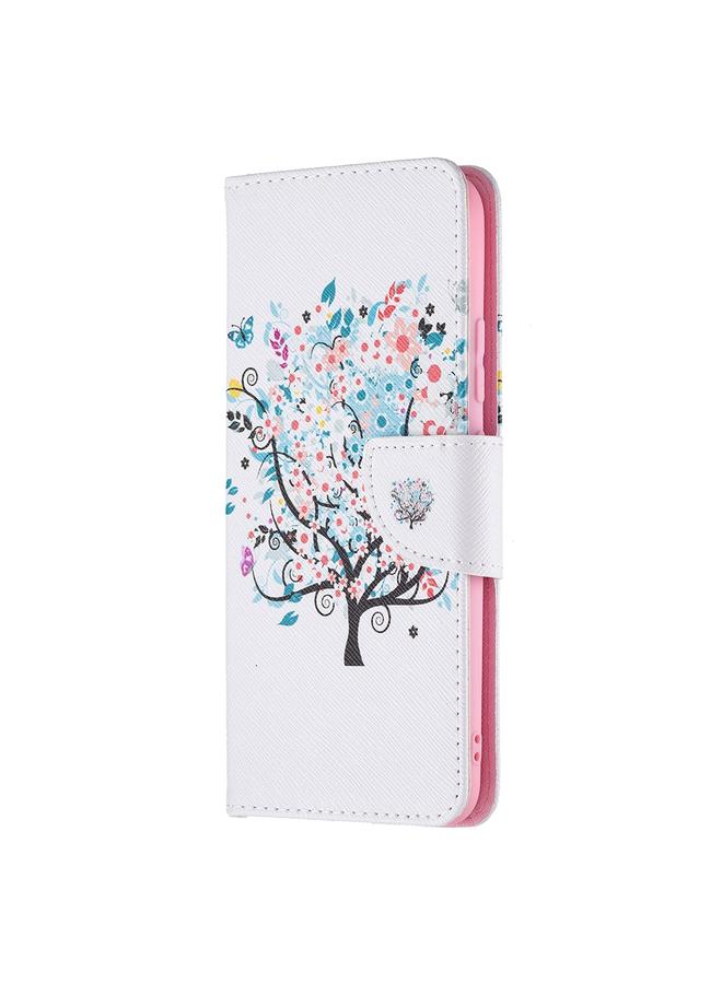 S-TOP Case For OPPO Realme C21 / C20 Colored Drawing Pattern Horizontal Flip Leather Case with Holder & Card Slots & Wallet - Image 2