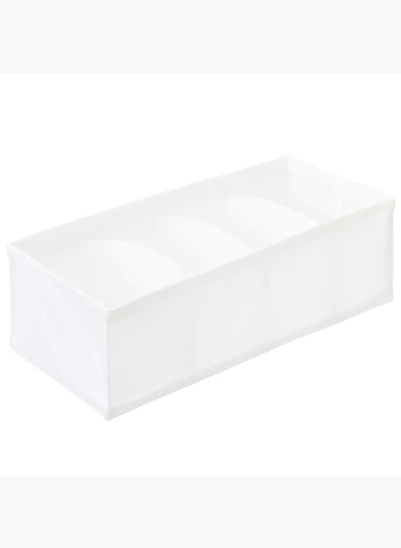 MUJI Non-Woven Fabric Partition Case, 4 Partitions, 2 Sheets Included, W 15 x D 325 x H 11 cm, M, Neutral