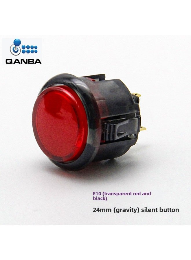 Qanba Gravity Ks Rapid Silent Street Fighter Arcade on 30/24mm Mechanical Axis Quick Fire Digital Computer Game Joystick-Product Color:E10   24mm - Image 1