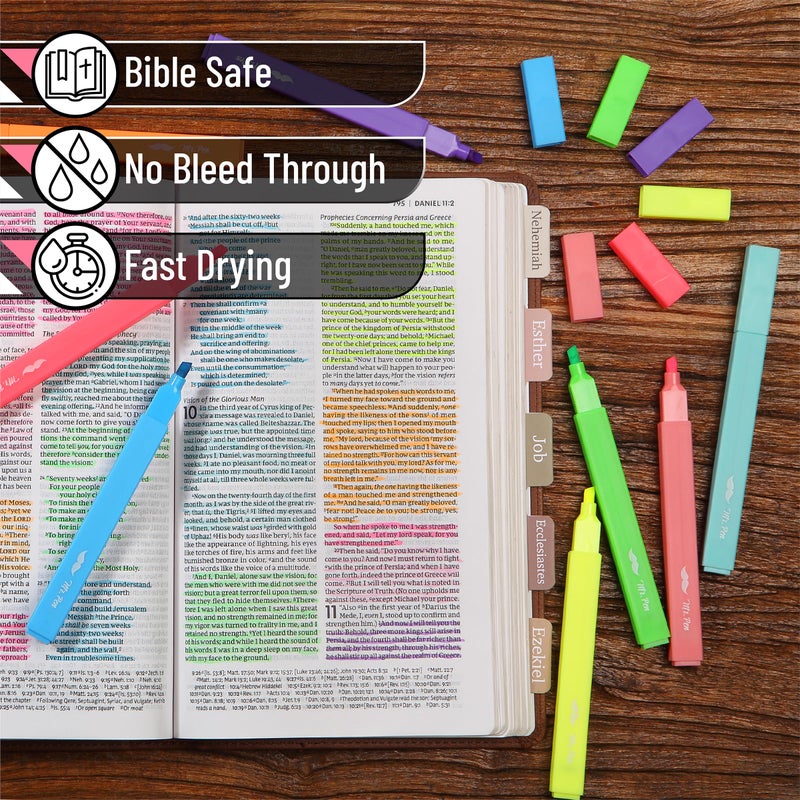 Mr. Pen- Aesthetic Highlighters, 8 pcs, Chisel Tip, Vibrant Colors, Cute Highlighters Assorted Colors, Back to School Supplies - Image 4