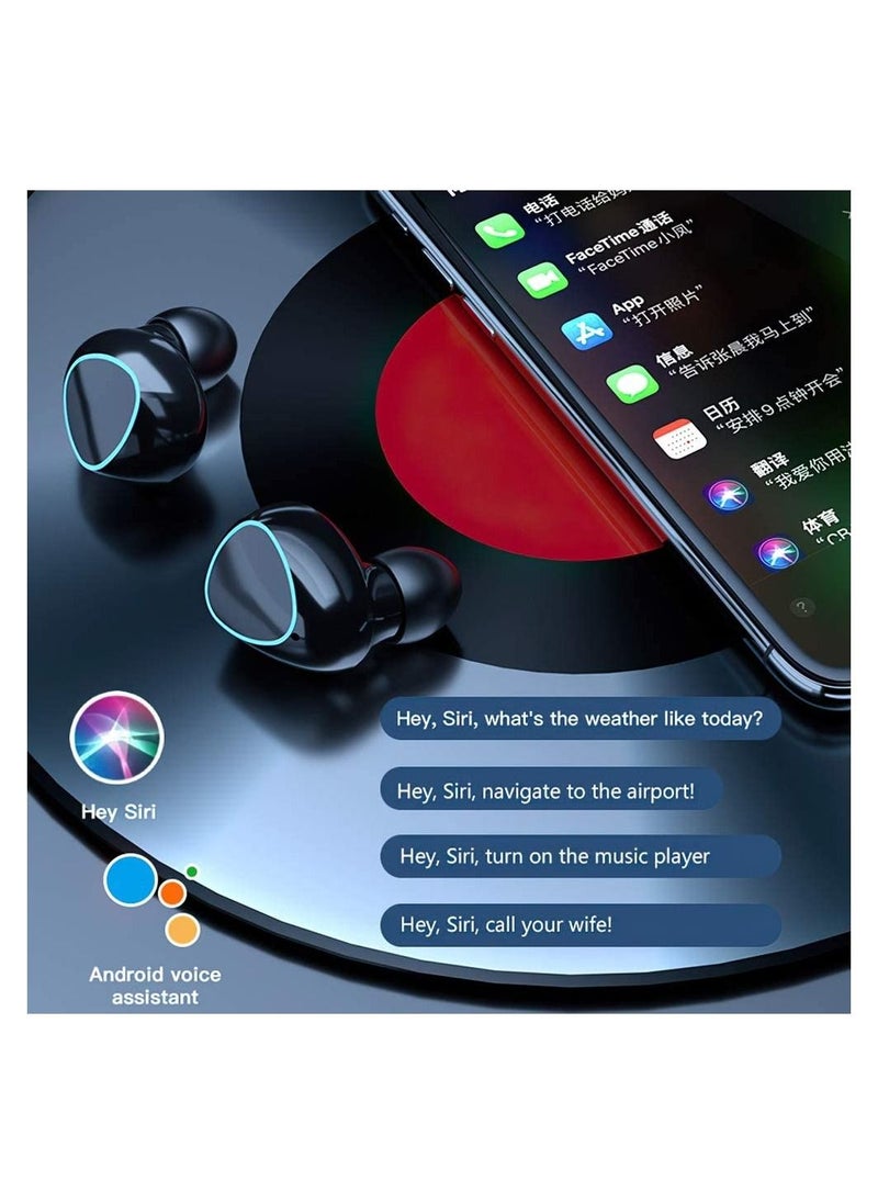 Wireless Earbuds Bluetooth 5.1 In-Ear Headphones with TWS Hi-Fi Stereo Bluetooth Headphones for Running Sports with Smart Display 2000mAh/Box