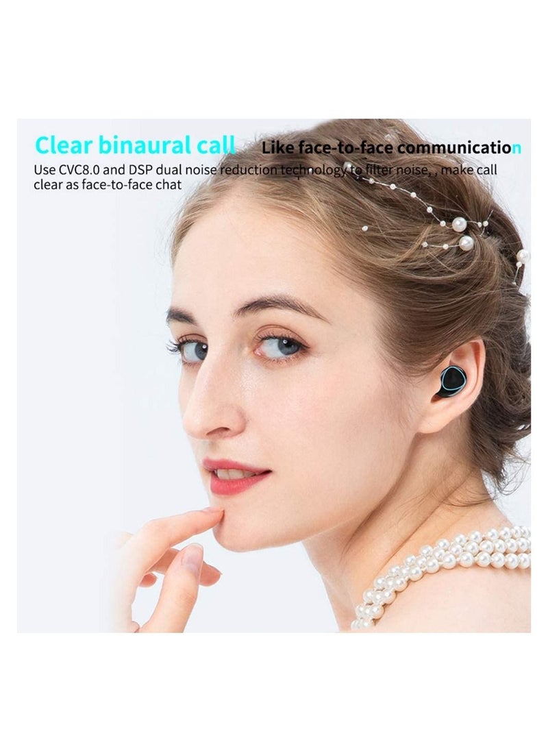 Wireless Earbuds Bluetooth 5.1 In-Ear Headphones with TWS Hi-Fi Stereo Bluetooth Headphones for Running Sports with Smart Display 2000mAh/Box