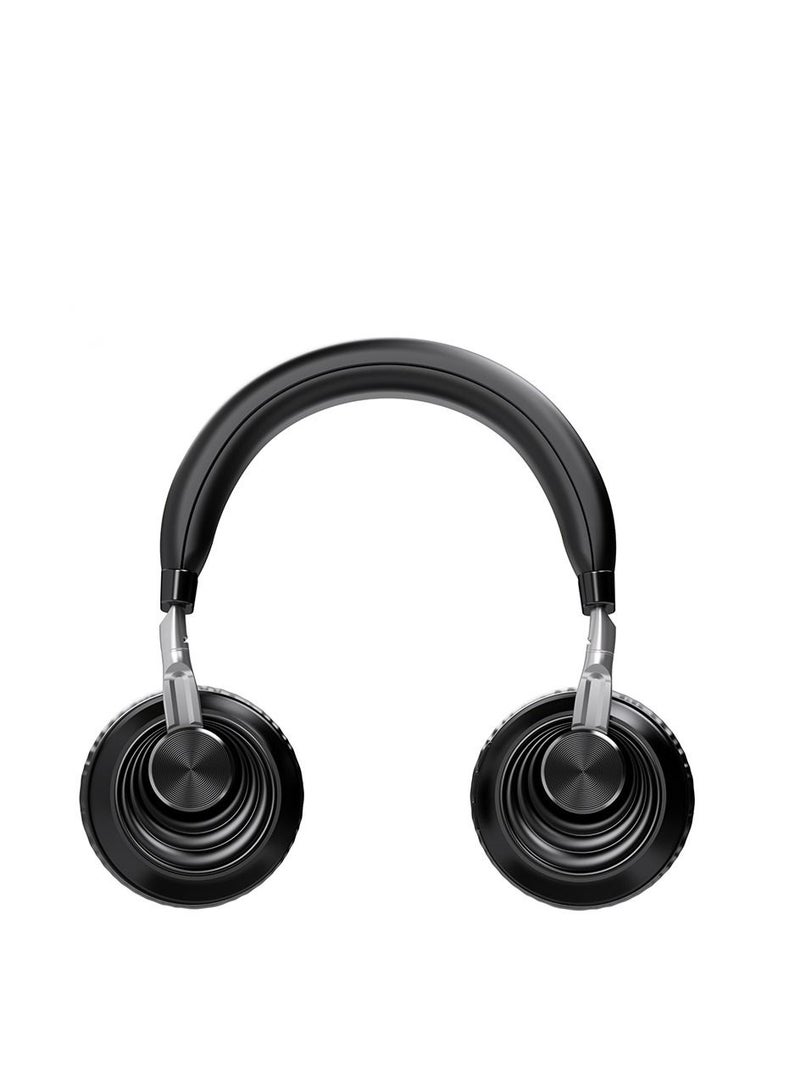 GULFLINK 200mah Folding Wireless Headset Bluetooth Competitive Game Music Sports Plug Cartoon Wireless Headset Black - Image 2