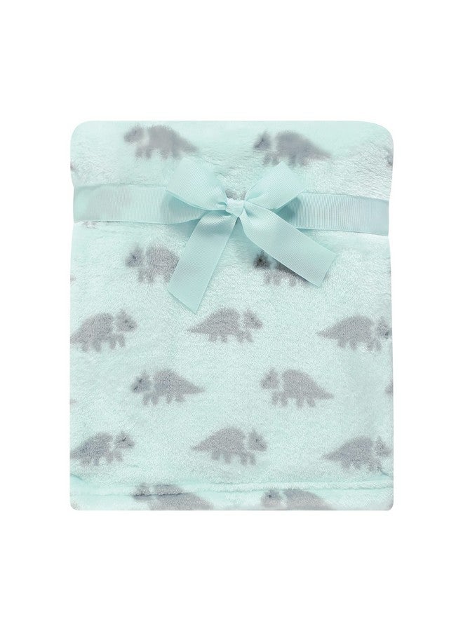 Hudson Baby Unisex Baby Plush Blanket with Security Blanket, Triceratops, One Size - Image 4