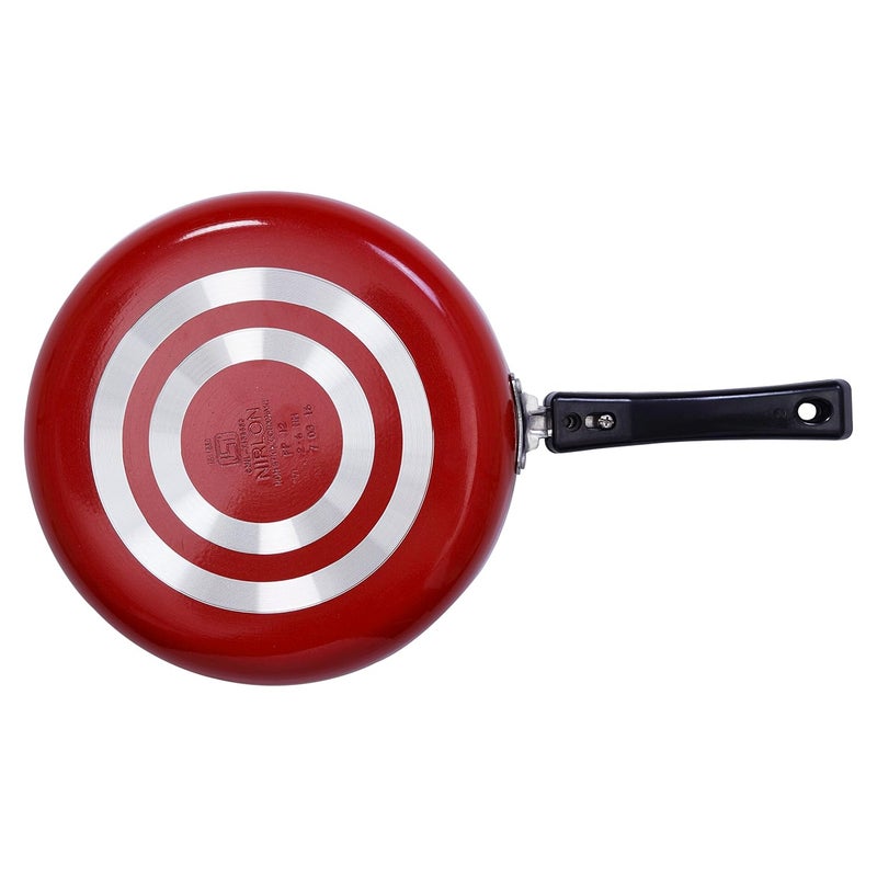 NIRLON Aluminum Pot & Pan Sets_Red & Black - Image 4