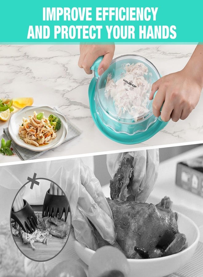 HAUSHOF Chicken Shredder Tool Twist, Large 3 Layer Meat Shredder Grinder, Visible, Strong Anti-Slip, BPA Free, Dishwasher Safe, for Steak, Pork - Image 5