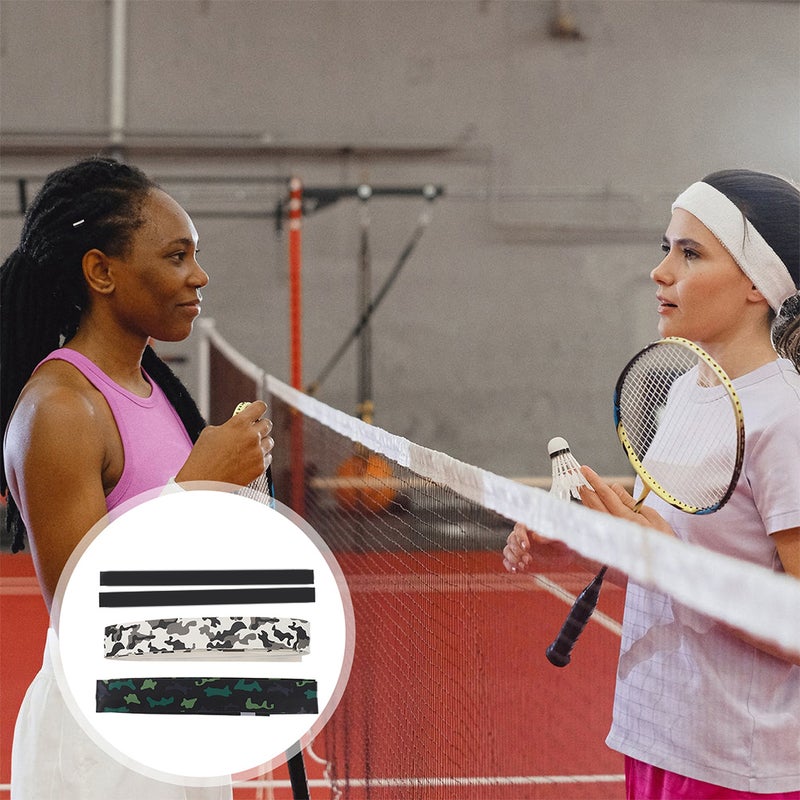 4pcs Racket Grip Tapes Anti-skid Rod Sweatbands Grip Straps Outdoor Accessory - Image 3